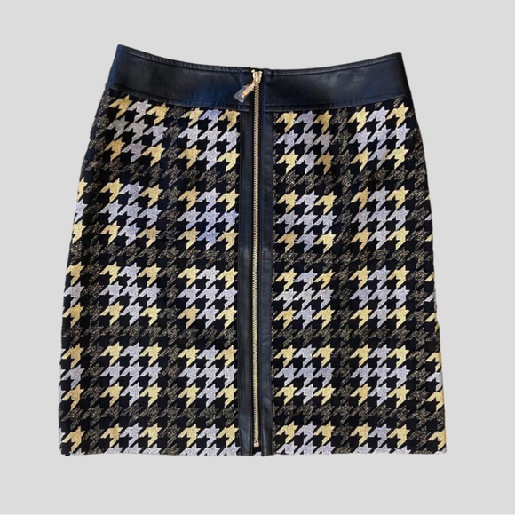 J McLaughlin Women’s 6 Plaid Metallic Thread Mini Skirt Clueless Preppy Y2K - Picture 3 of 10